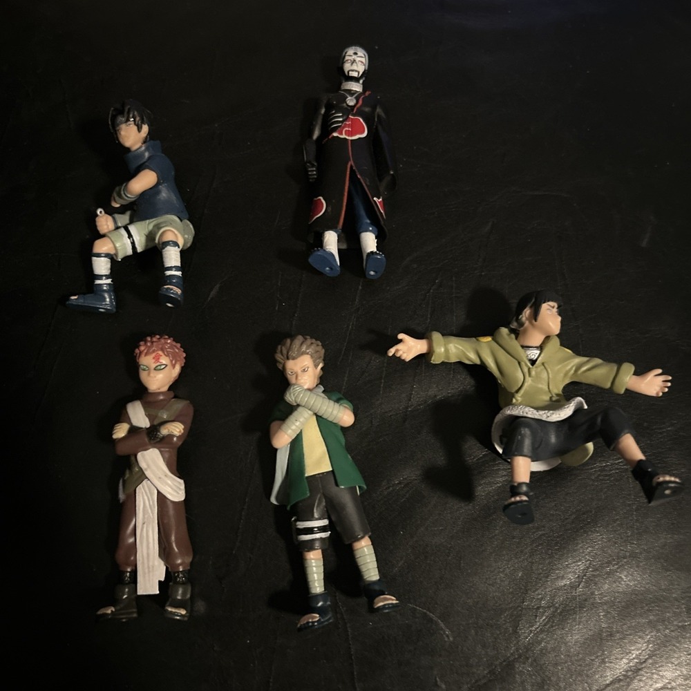Naruto PVC‎ Cake Topper Figure Lot Of 5  F1